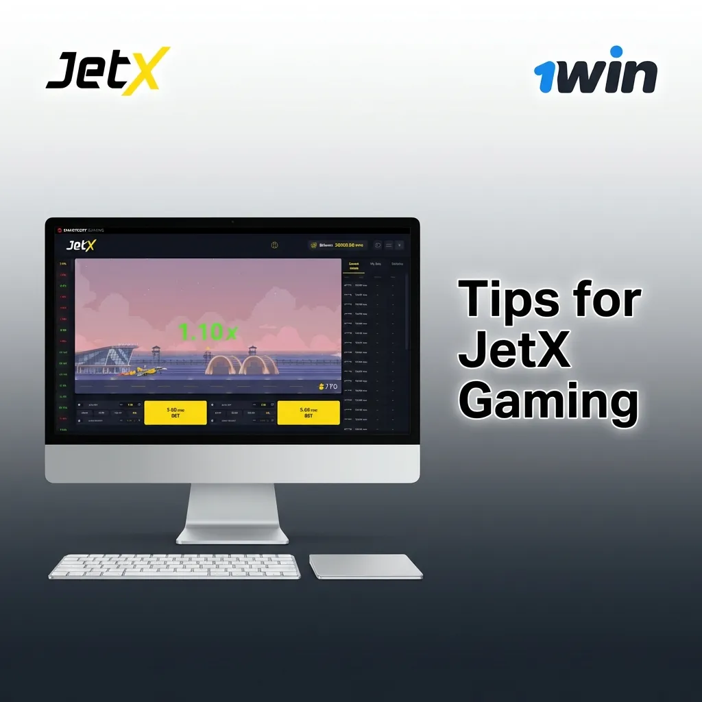 JetX game interface showing multiplier progression and cashout tips for strategic betting decisions