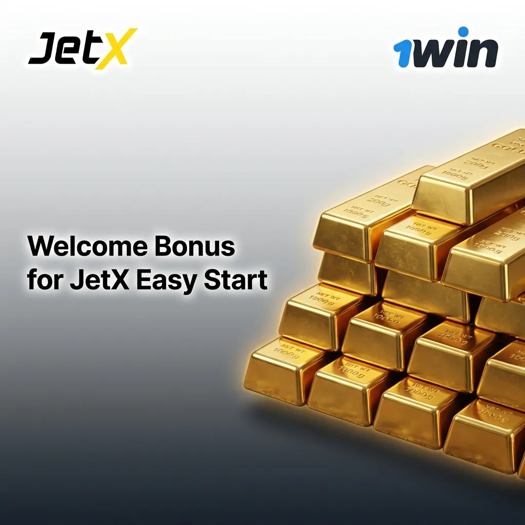 JetX welcome bonus offering 500% up to ₹75,000 on first deposit with promo code 1WINCAS for new casino members